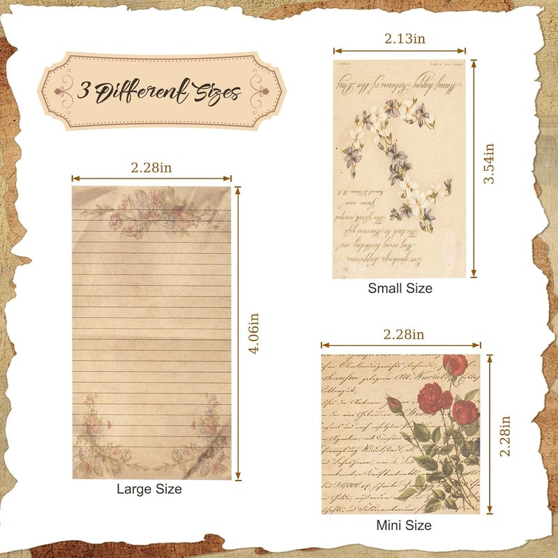 MOSA BEAR 240 Sheets Scrapbook Paper, Journaling Scrapbooking Supplies, Aesthetic Decorative Sheet of Paper, ScrapBook Materials for Planner, Bullet Journaling, Junk Journal, Retro Crafts - Image 2